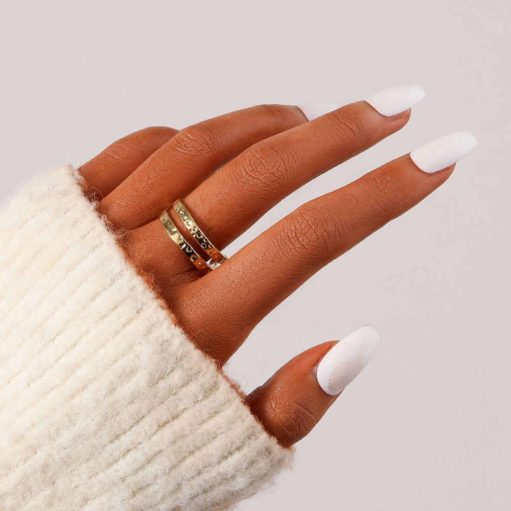 6g Weight Open Ring Classification Adjustable Ring Size 1 Piece Quantity Daily Occasion Stainless Steel Material Star, Heart Shape Pattern Women'S Gender Plating Design Simple Style Style Simple Style Star Heart Shape Stainless Steel Plating Open Ring 1 Piece 52