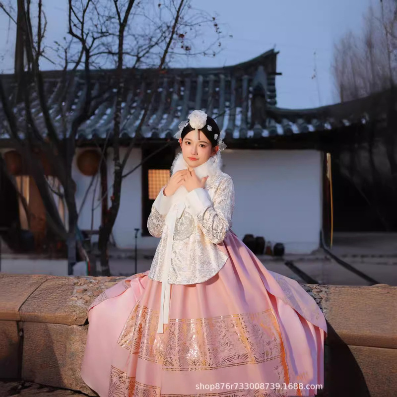 Korean Hanbok Yanji Travel Photography New High-End Korean Princess Lady Palace Ethnic Korean Dress Photography