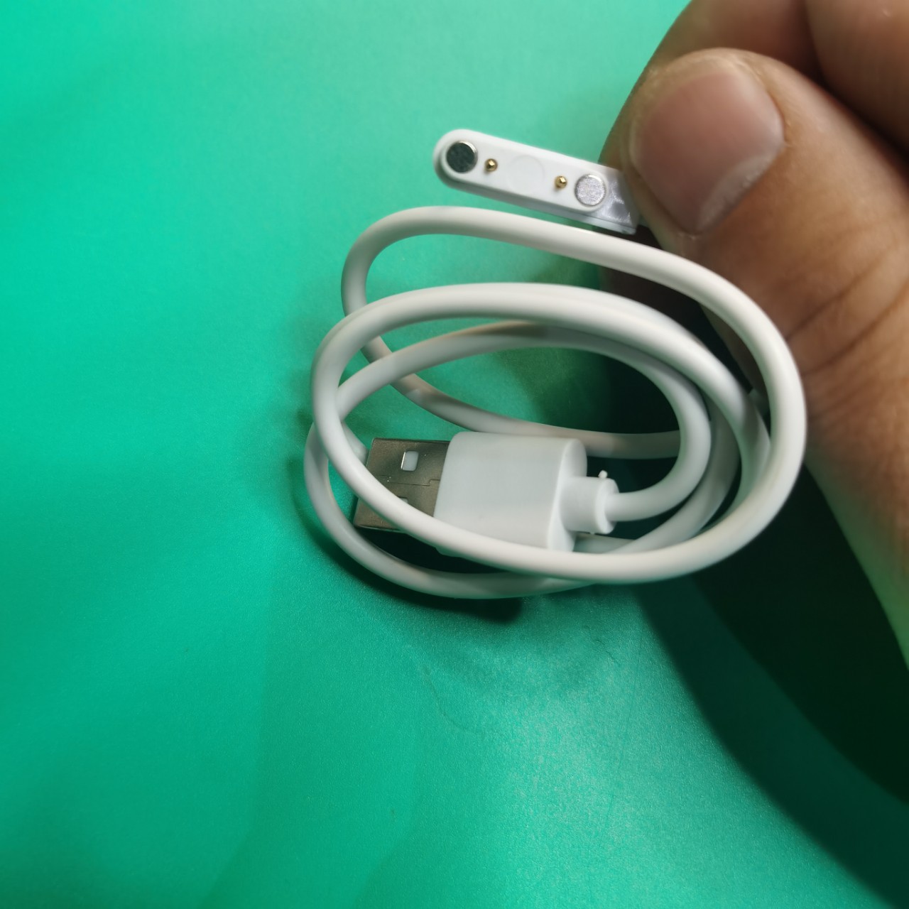 智能运动手环磁吸充电线4pin磁铁充电数据线电话手表磁吸数据线