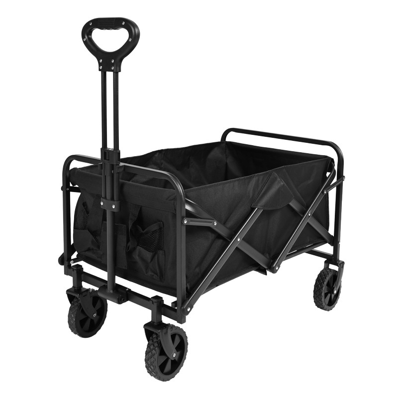 Portable Foldable Camping Cart Large Capacity Outdoor Trolley_voghion.com