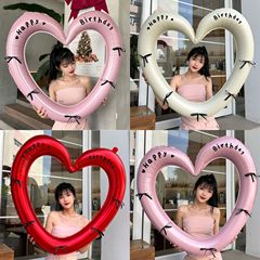 小紅書同金40寸透かし彫り愛風船ロマンチック告白写真神器誕生日パーティー装飾道具