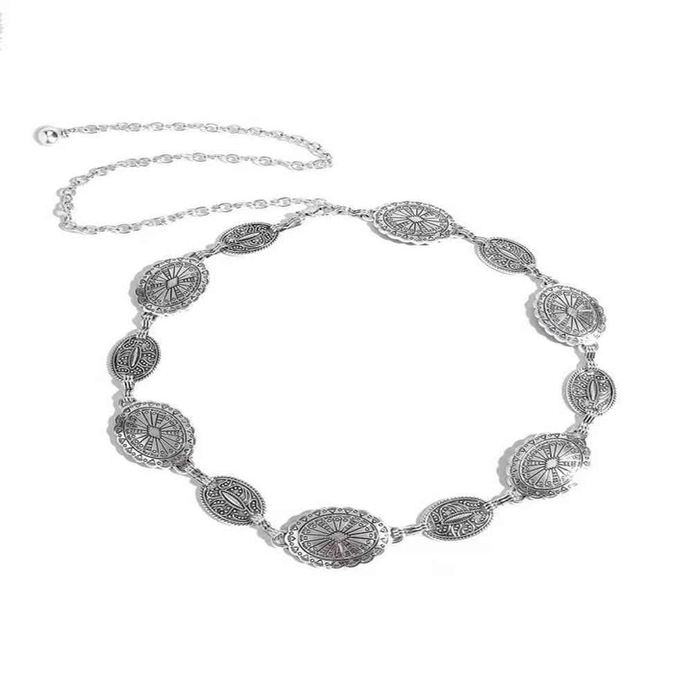 Women's Versatile Metal Waist Chain Summer Trendy Accessory_voghion.com