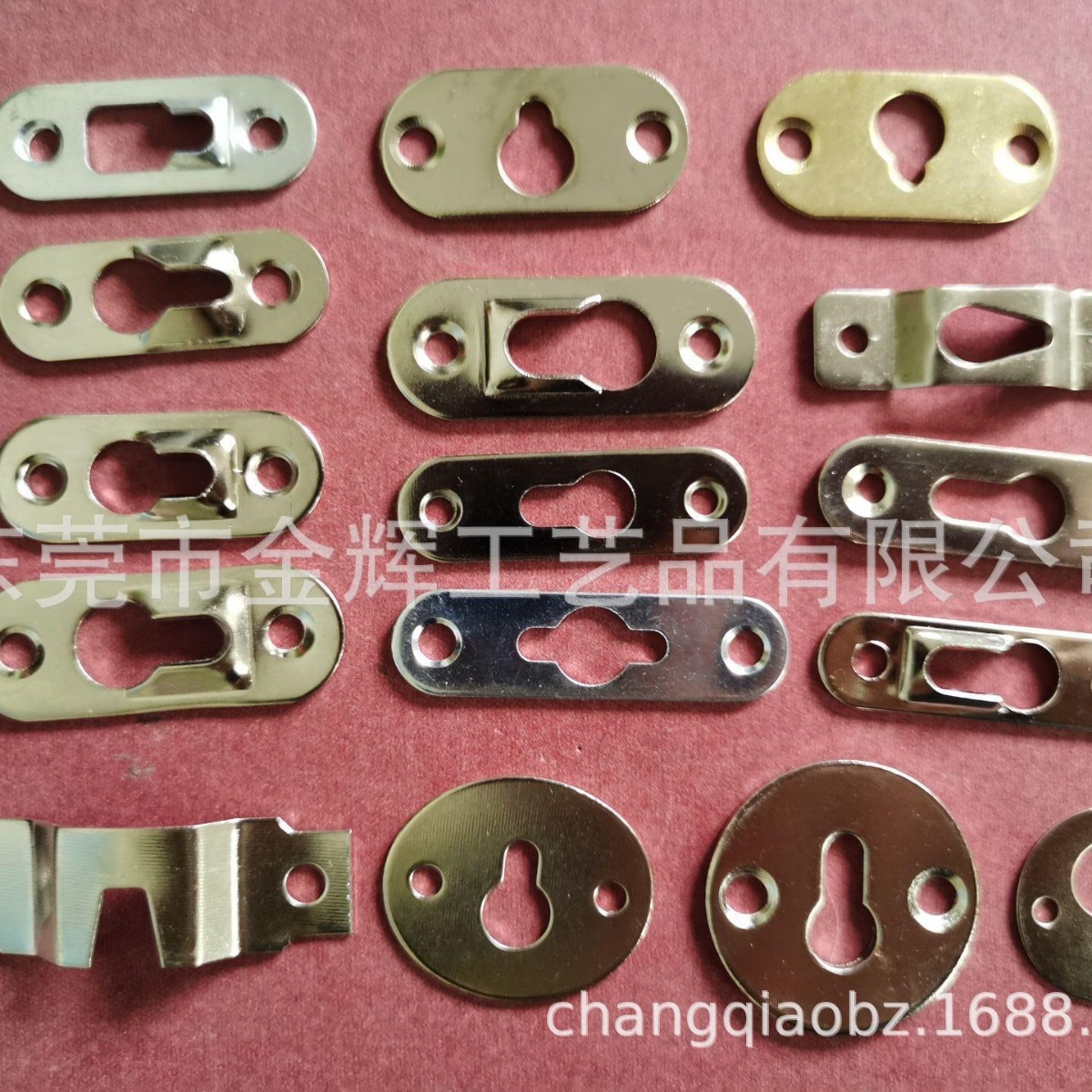 背板挂片相框葫芦孔挂钩3孔葫芦挂片大圆葫芦挂片背板暗挂