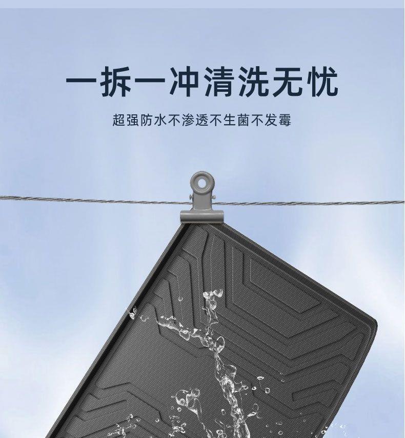 Suitable for Changan Qiyuan Q05, 26 models, TPE full coverage, specialized non-slip and wear-resistant trunk mat, odorless