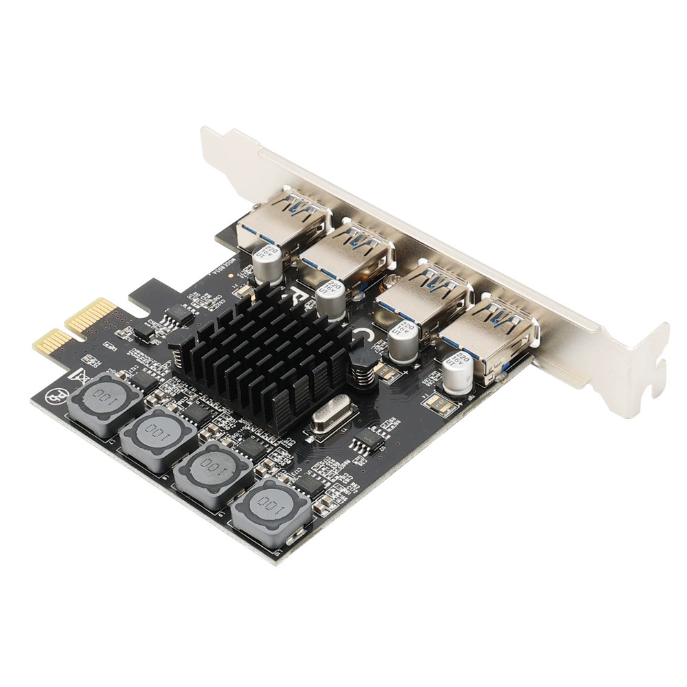 Карта расширения USB 3.0 на 4 порта, дешевый USB 3.0 роторная карта PCIe для настольного USB 3.0 расширения