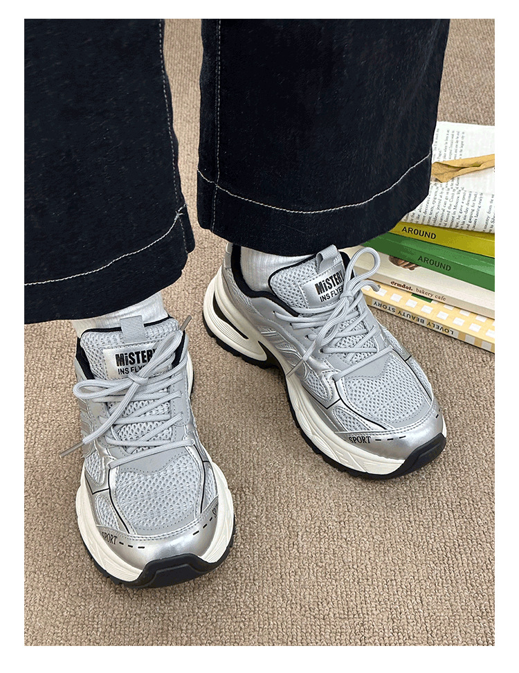 Women's Thick Soled Casual Sports Shoes Versatile Platform Style_voghion.com