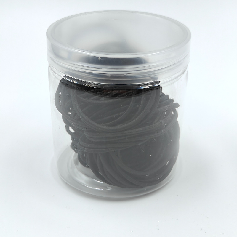 Fábrica directa enlatada de alta elasticidad no daña cabello de cabello de chicas anillo de toalla simple banda de goma cabello de cabello anillo de cabello de bebé