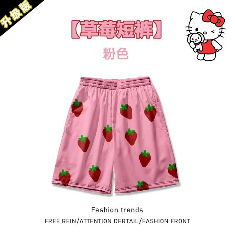 핑크 딸기 반바지