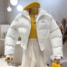 加厚棉服女短款冬季2022年新款ins潮面包服韓版寬松收腰棉衣外套