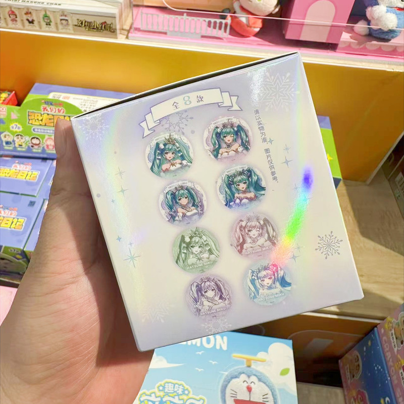 【正規品】新作 初音ミク ブラインドボックス 初雪リズムシリーズ バッジ 小売価格 18元|undefined