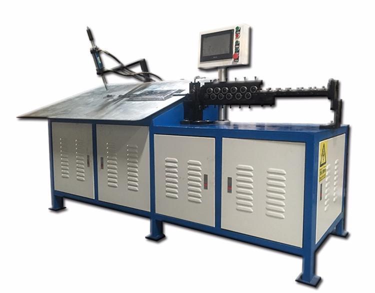 6 máquina automática 2D de alambre doblador de alambre de acero máquina de formación plana CNC dobladora de alambre de hierro máquina de formación de marco