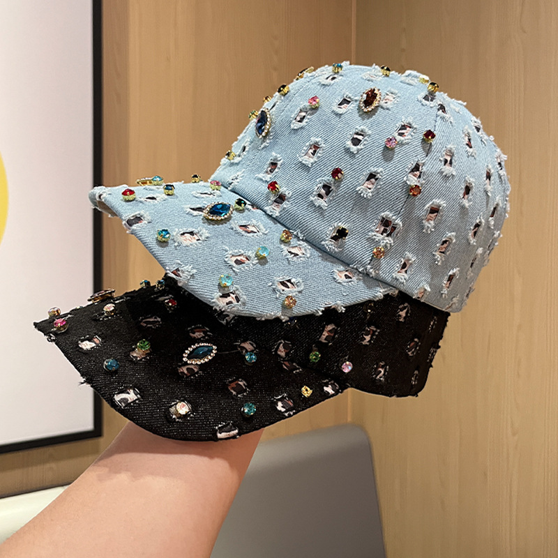 Spring summer denim cute baseball cap