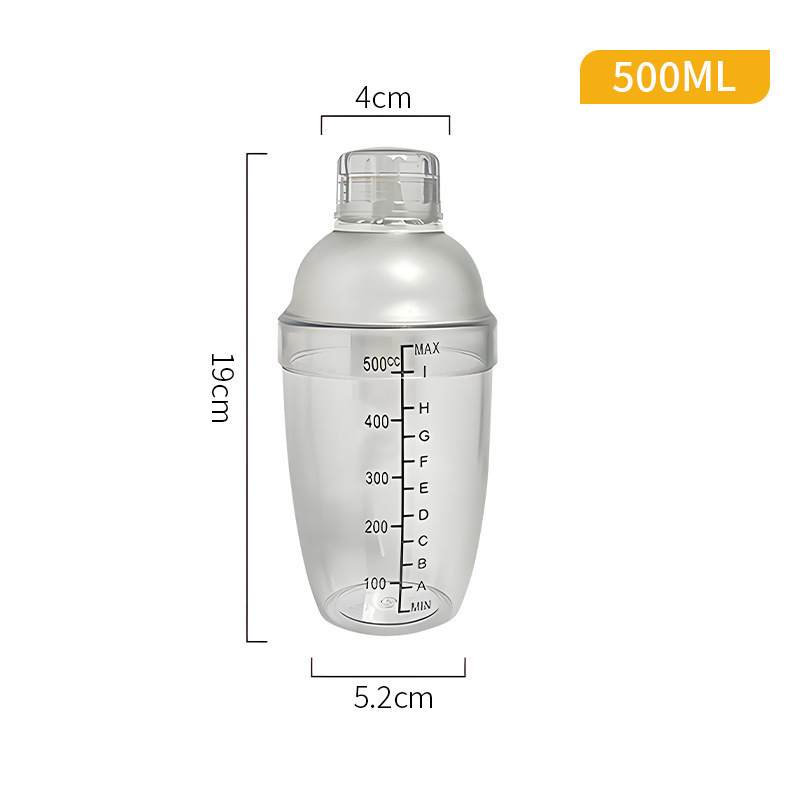 ミルクティー店のシェイクカップの調合器の目盛りのシェイクカップの手はレモンカップのツールセットを打ちます。|undefined
