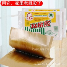 达豪粘鼠板强力粘鼠胶捕鼠器灭老鼠胶小号粘鼠胶厂价 200张一整箱