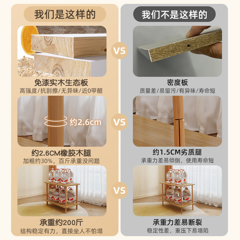 Mesa pequeña, sofá, varios hogares, sala de estar, mesa de té, alquiler, estante de cabecera, mesa cuadrada de madera sólida, simple