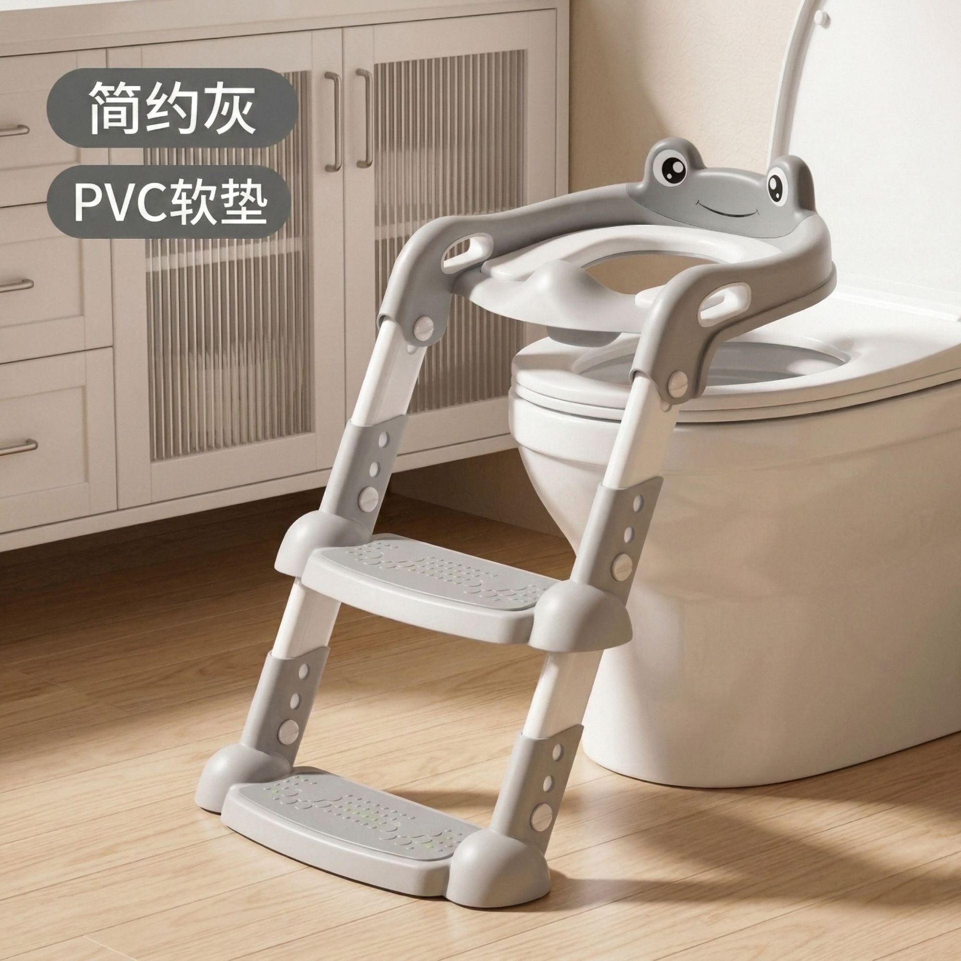 Inodoro infantil escalera tipo escalera para niños y niñas inodoro infantil anillo plegable taburete auxiliar para niños asiento infantil