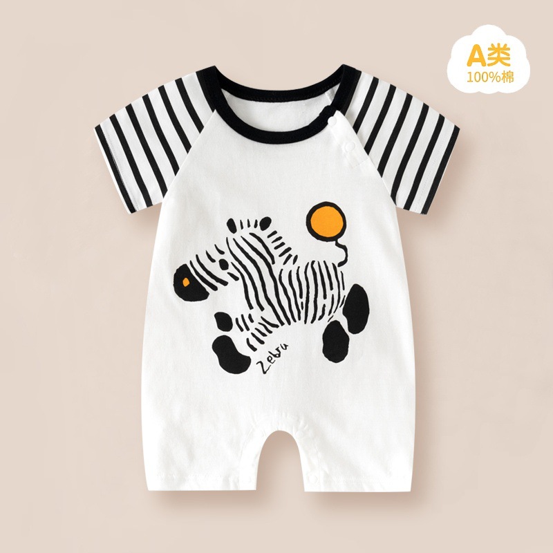 Verano nuevo bebé algodón mono adorable bebé super lindo ropa de vestir en línea rojo explosivo ropa infantil exclusiva transfronteriza