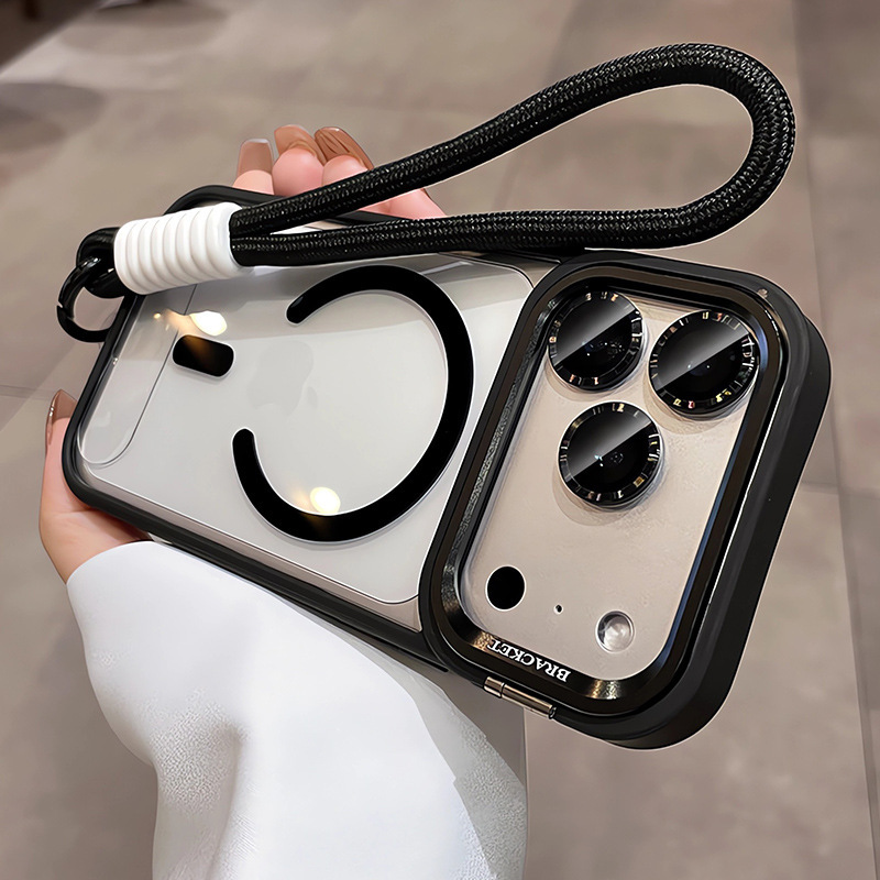 Soporte de lente succión para iPhone18PROMAX caso de teléfono con colgante Apple 17 película de lente anti-caída 16