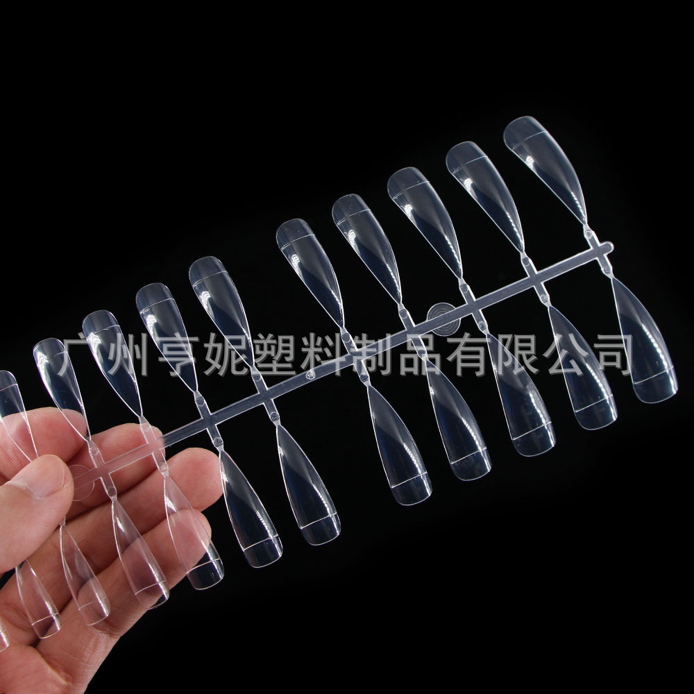 Fake nails drop-shaped
