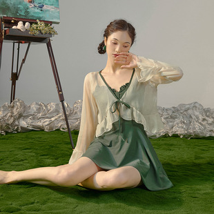 分体泳衣女
