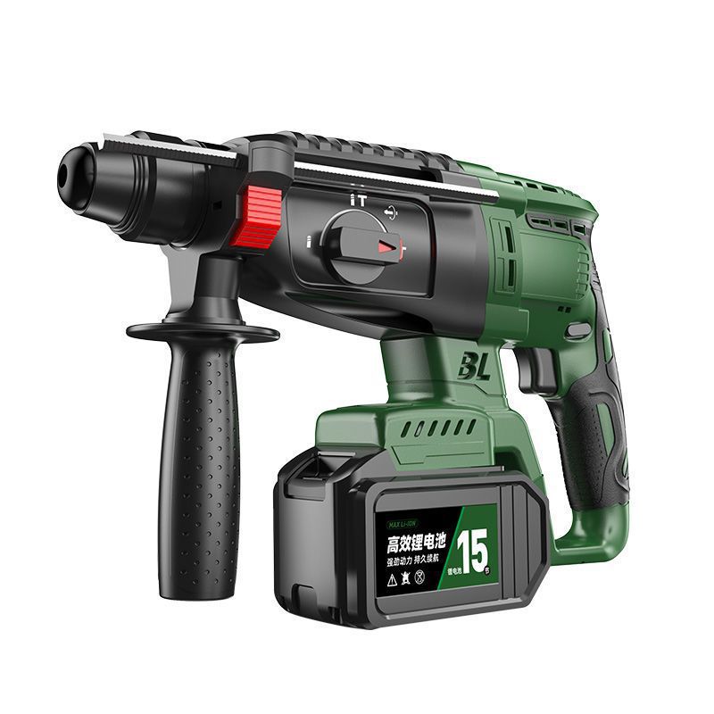 潭祖无刷充电式电锤电镐三用大功率工业锤冲击电钻混凝土锂电电锤