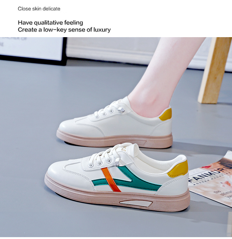 Kleine Witte Schoenen Dames S Lente Nieuwe Sport Koreaanse Versie Alle Match Student Platte Casual D_voghion.com
