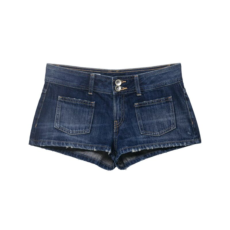 Pb&Za Wholesale Spring and Summer New Products Hot Girl Retro Slimming Hot Pants Low-Waist Casual Mini Denim Shorts 0695001 Pb&Za Wholesale Spring and Summer New Products Hot Girl Retro Slimming Hot Pants Low-Waist Casual Mini Denim Shorts 0695001