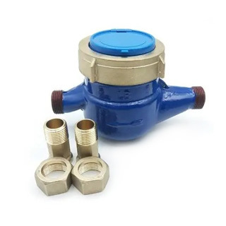 水表家用分DN5冷水表旋翼式卧式自来水表铸铁湿式机械水表跨境