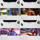 Spot wholesale watch pioneer series table mat girls animation game mouse pad oversized office mouse pad men