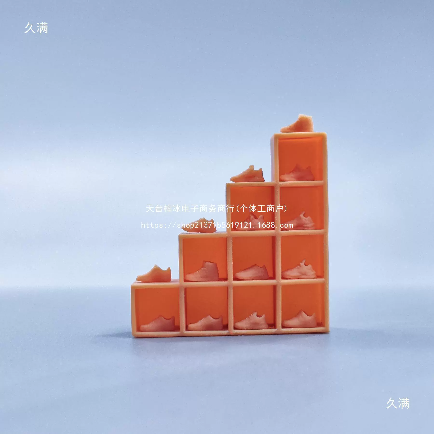 1:64 Doll 1:43 Miniature White Mold Collection Shoe Display Cabinet Partition V326 V329 Color Box Leilede株