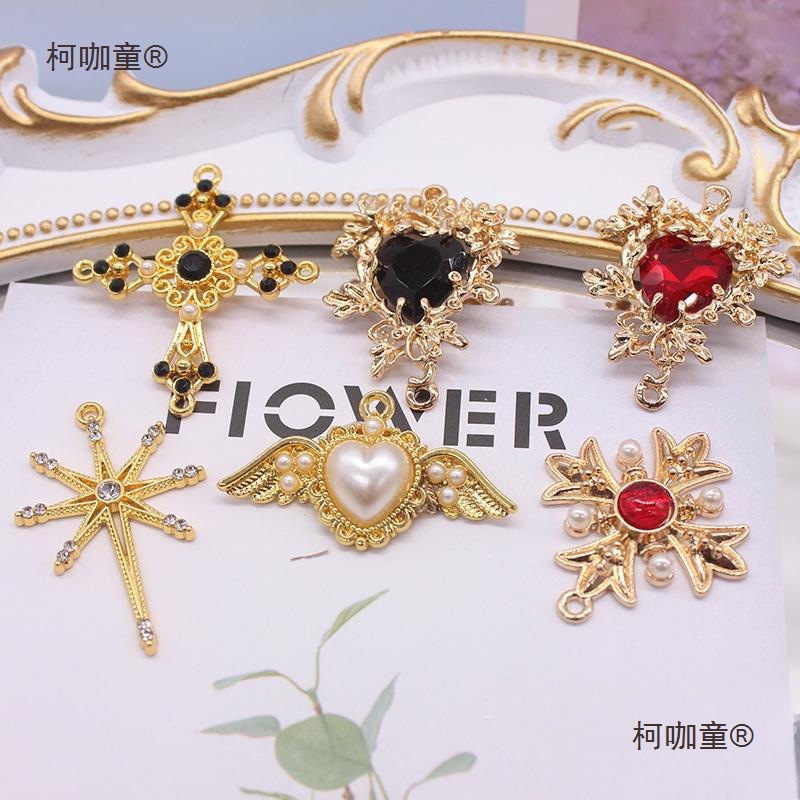 巴暗黑系星芒吊坠挂件吧唧托痛包谷美diy手工材料配件饰麦太保