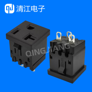 American standard three-hole socket 20A high current welding wire through American gauge socket