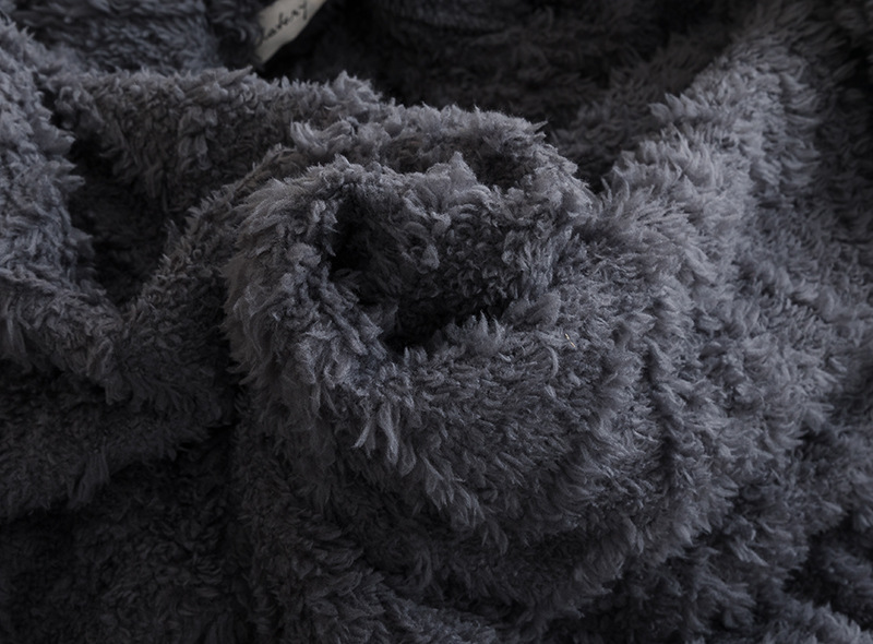 Plys fortykket vinterkåbe lang cardigan pyjamas mænd forår og efterår plys stor størrelse flannel hjemmetøj jakkesæt_voghion.com