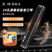 敦煌Ｍ2408　24孔复音口琴　初学　成人　专业　跨境电商　礼品