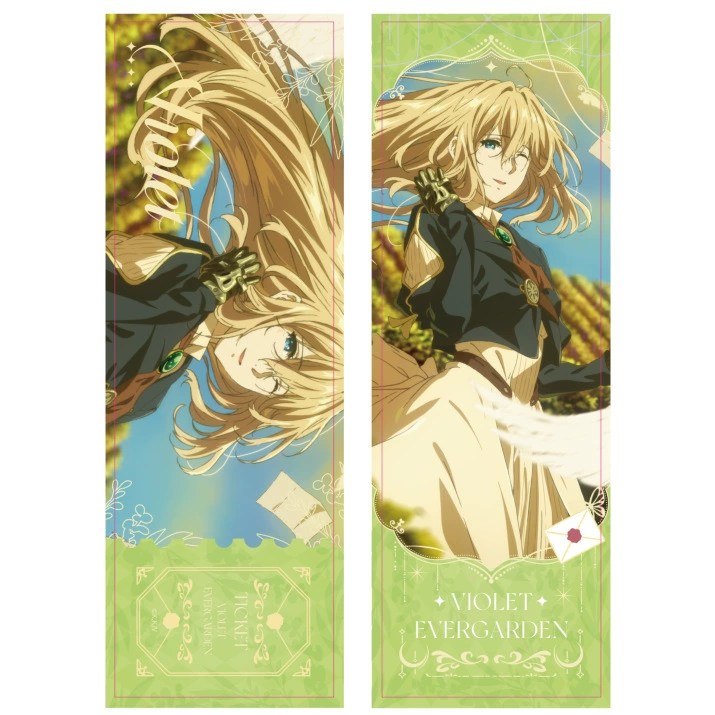 [Flash] Галактика Анимация Violet Evergarden сломанный цветок серия лазерный билет карточка-подборная коробка подвеска