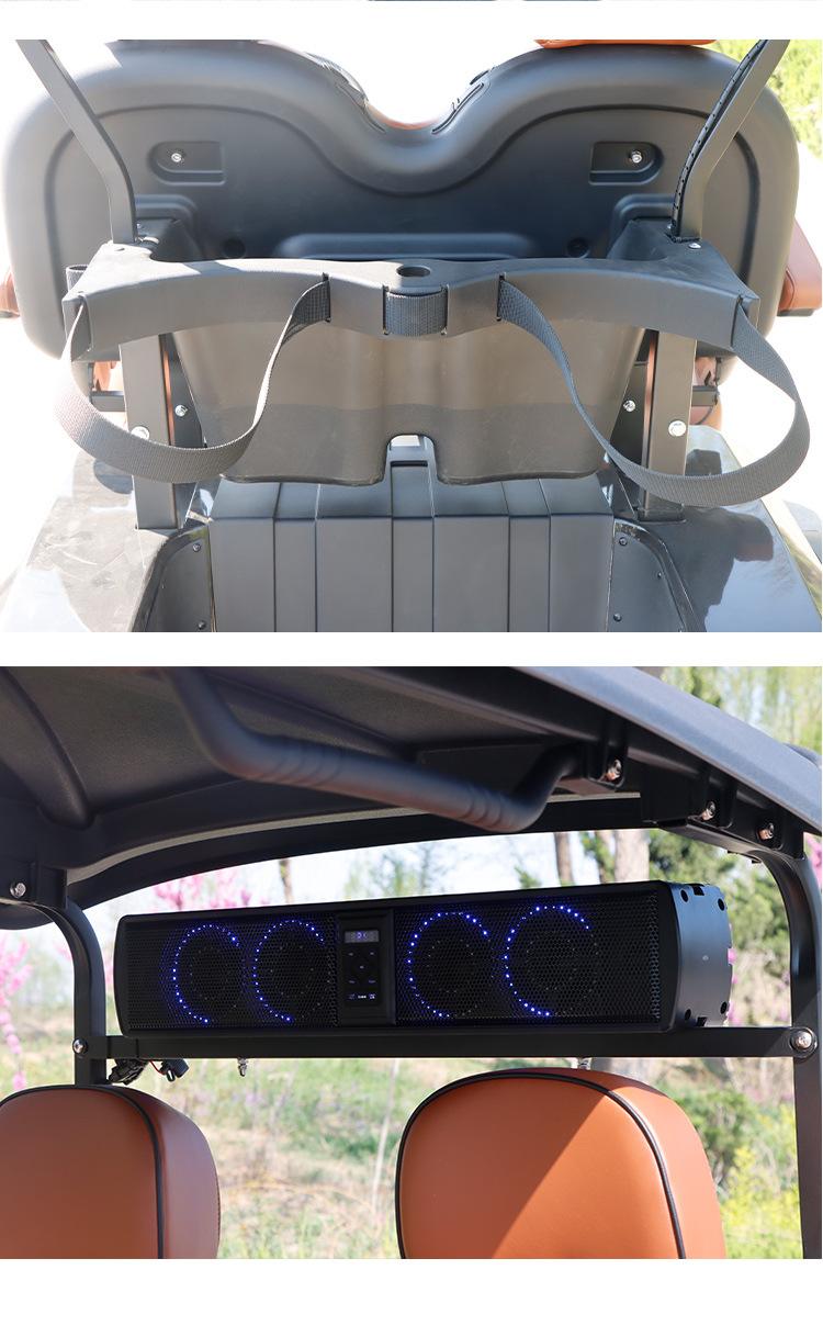 Golf cart for hotel and factory reception, shuttle vehicle for scenic areas, 2-8 seat electric golf cart