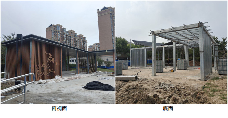 钢结构弧形廊架