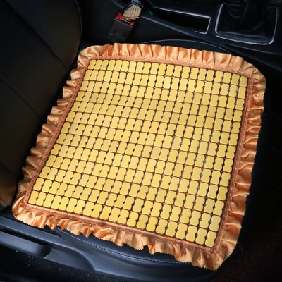 Cushion Summer Cooling Mat Bamboo Sheet, Cool pad - beige-lace-oxford-square-cushion