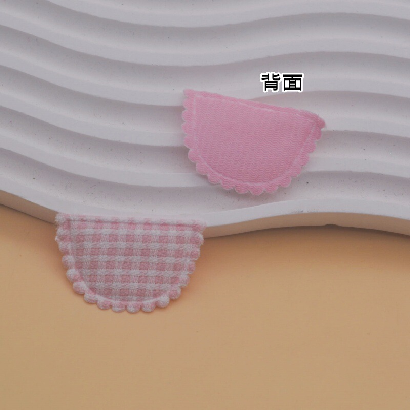 生地チェック柄小さなスカーフスカートよだれかけ漫画装飾ぬいぐるみ人形アクセサリー人形服素材|undefined