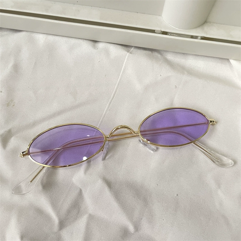 Retro Purple Sunglasses, UV Protection, Multiple Frame Shapes, Width 13–14 cm