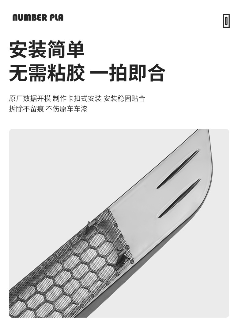 Cross-Border Wholesale of Accessories for the New Version of Tesla Model Y/3 Insect-Proof Net and Air Conditioning Inlet Protective Cover