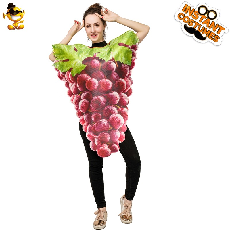 Divertido par uva mono de Halloween parodia fruta rendimiento traje etapa juego partido traje image 8