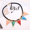 Sweater, clothing, summer accessory, short necklace, chain for key bag , 2020, wholesale