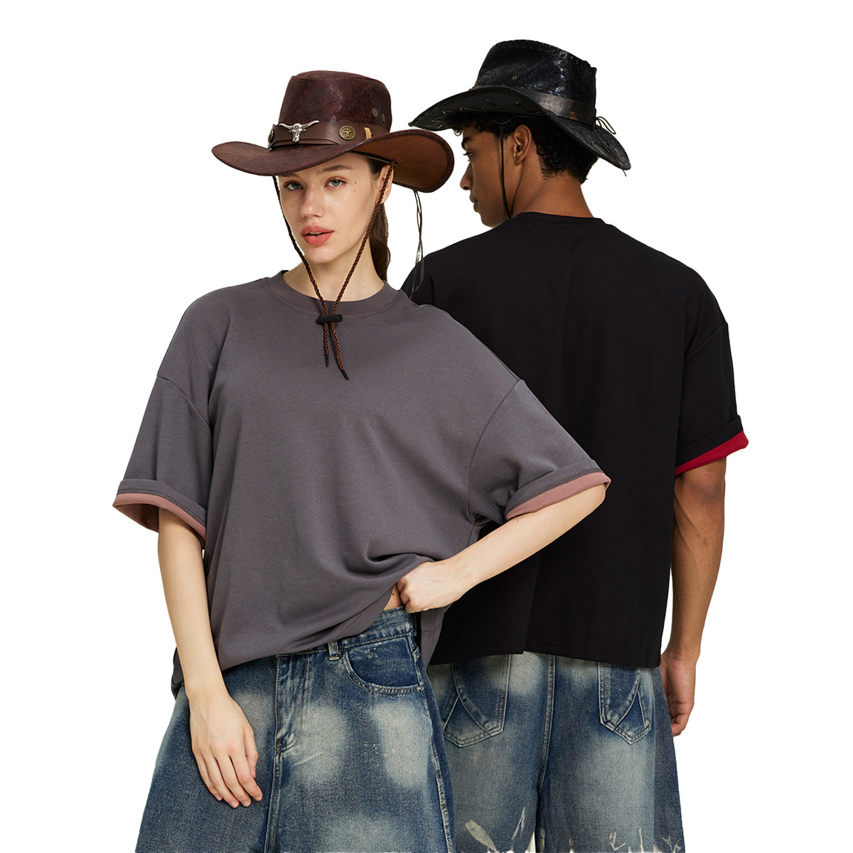 ETAI ropa de hombre de verano lujoso doble cara lujoso medio manga hombre de manga corta pesada simple casual hombre y mujer marca de moda camiseta universal image 6