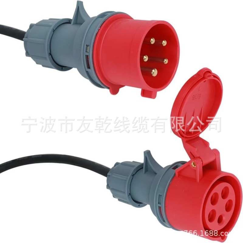 供应适配器 32A转16A 3P CEE 电流适配器 离合器,带电源保护开关