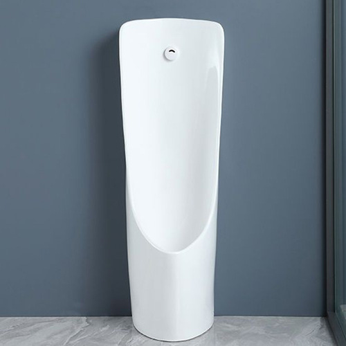 Automatic sensing urinal integrated floor-mounted men's urinal public restroom ceramic adult urinal