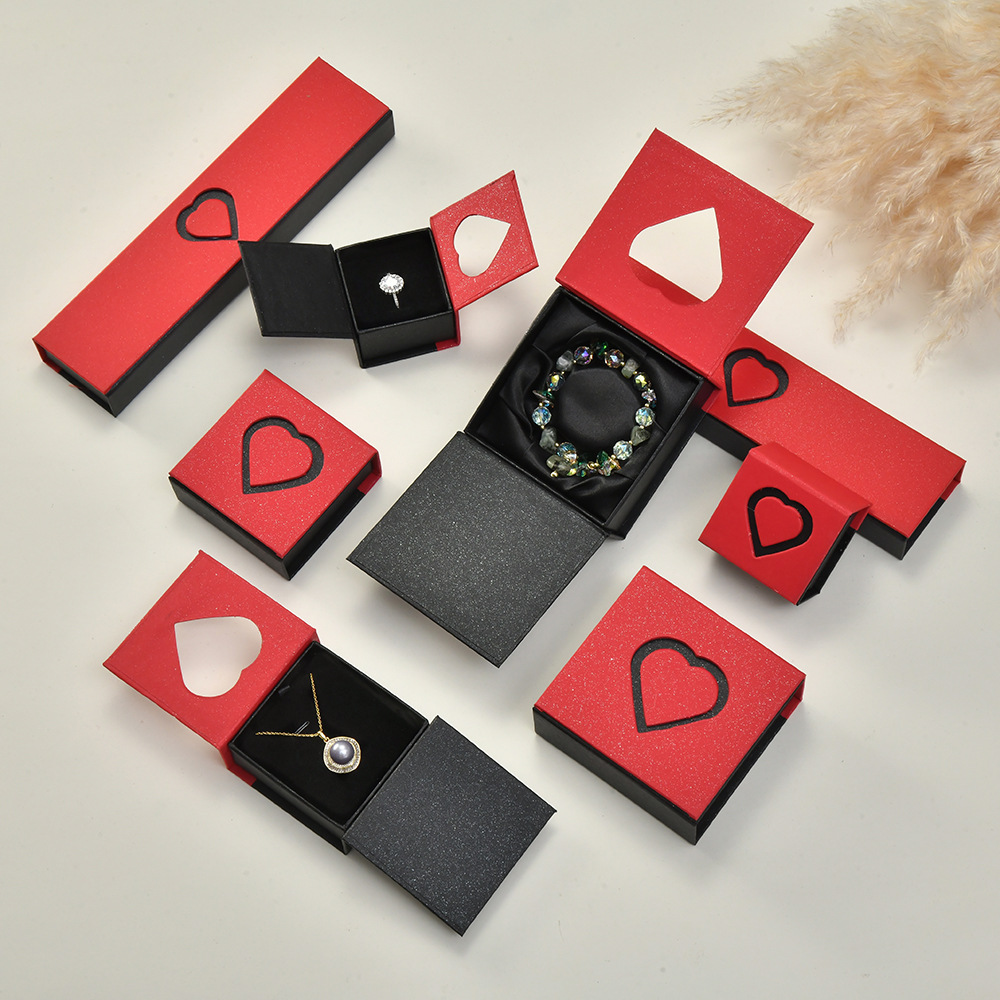 Classic Style Heart Shape Cardboard Jewelry Boxes display picture 1