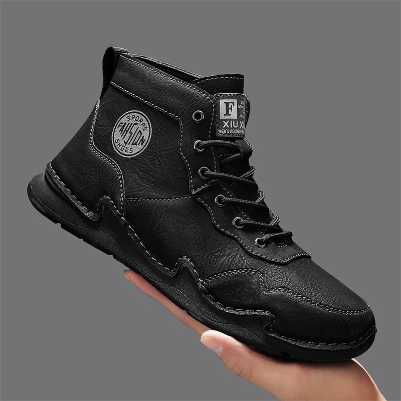 Ботинки martens из натуральной кожи, высокие, с утеплёнными вариантами, размеры 38–46
