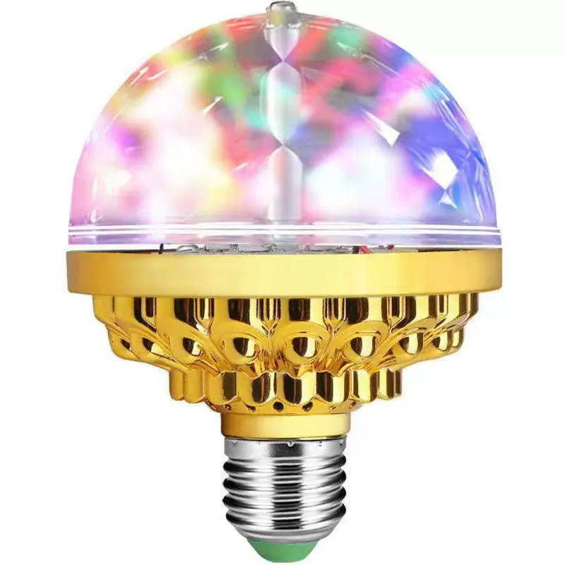 七彩旋转魔球灯led家用KTV氛围灯闪光灯节日装饰灯酒吧蹦迪舞台