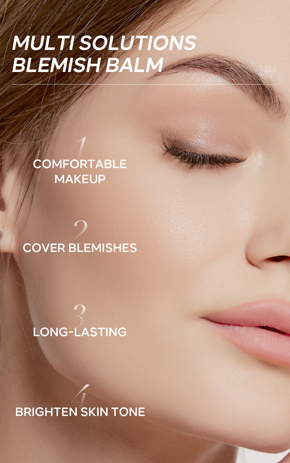 Cross-border QUIYUM BB Cream (Color Box) 50g Moisturizing Concealer without smudging manufacturer's stock wholesale undefined